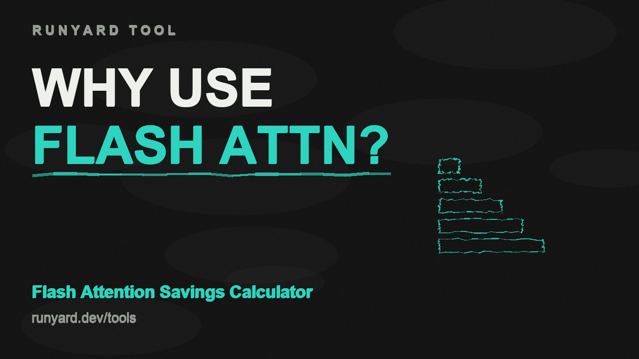 Flash Attention Savings Calculator — How much memory does flash attention save?